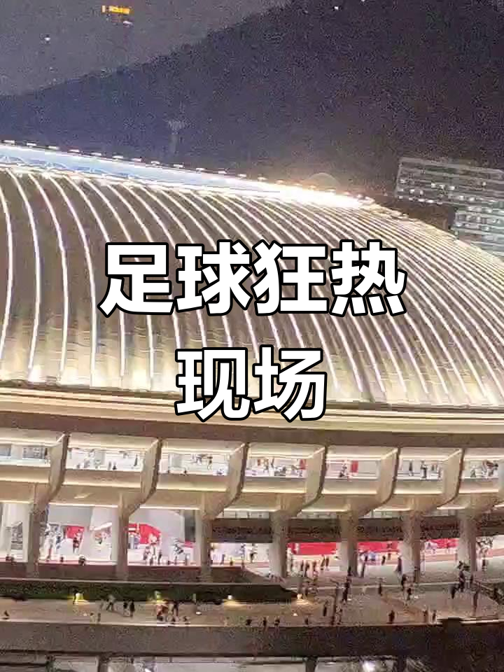 比赛现场球迷热情高涨，呐喊声不断